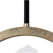 Yosemite Home Decor Unique Designs Paradoxical 1-Light Metal Pendant in Black