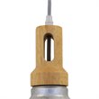 Yosemite Home Decor Gris Plateado 1-Light Aluminum Pendant in Silver