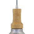 Yosemite Home Decor Gris Plateado 1-Light Aluminum Pendant in Silver