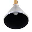 Yosemite Home Decor Gris Plateado 1-Light Aluminum Pendant in Silver