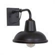 Yosemite Home Decor Brawley 1-Light Metal Outdoor Wall Lantern Sconce in Bronze