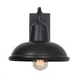 Yosemite Home Decor Brawley 1-Light Metal Outdoor Wall Lantern Sconce in Bronze