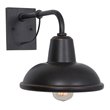 Yosemite Home Decor Brawley 1-Light Metal Outdoor Wall Lantern Sconce in Bronze