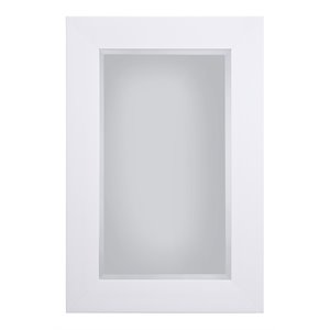 Yosemite Home Decor 36&quotx24&quot Traditional Resin Mirror Frame in White