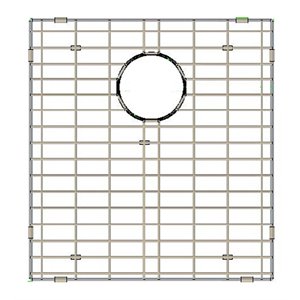 Yosemite Home Decor 17.7&quotx12.5&quot Stainless Steel Bottom Sink Grid in Silver