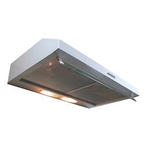 Yosemite Home Decor Builder Series 30&quot Metal Under Cabinet Hood in Silver