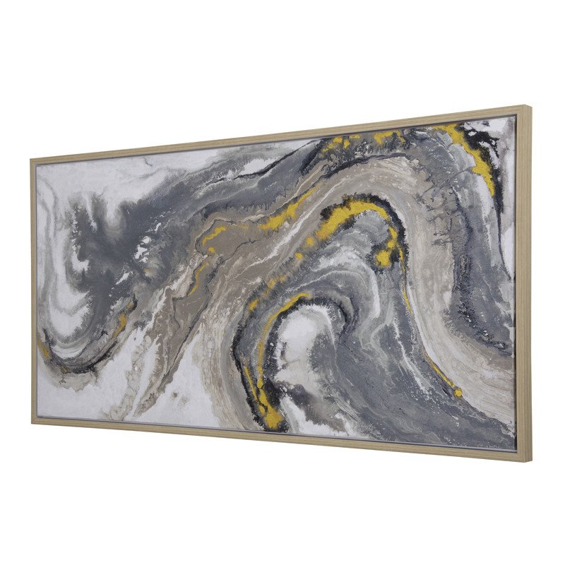 Yosemite Home Decor 'Fluid Motion I' 55x27