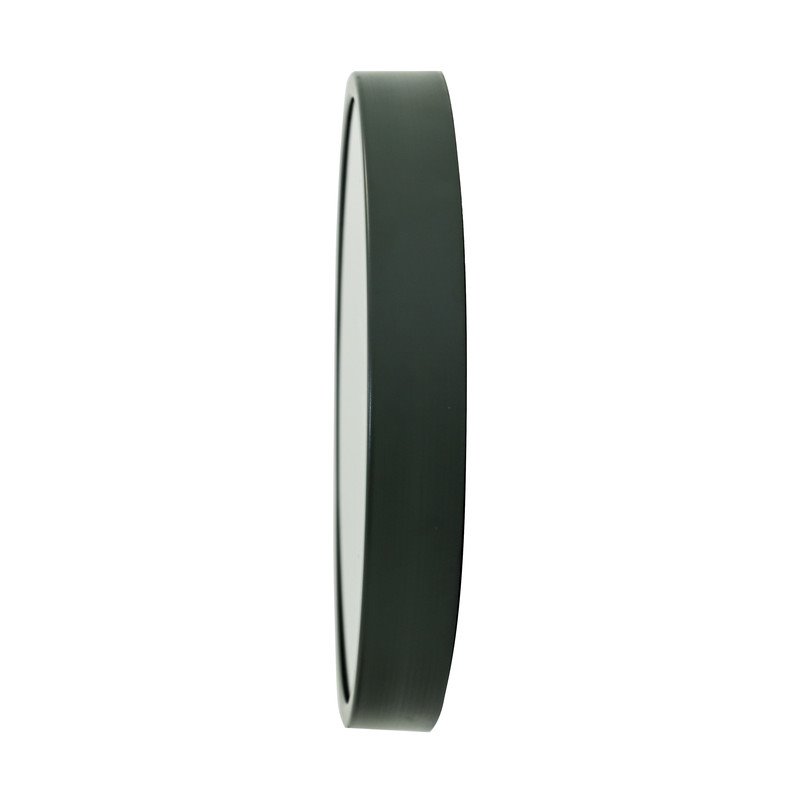 Yosemite Home Decor Minimalist Metal Clock with Open Moving Gears in Dark Green