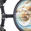 Yosemite Home Decor Coastal Metal Bubble Wall Clock in Multi-Color