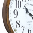 Yosemite Home Kensington Station Engineered Wood Wall Clock in Off White