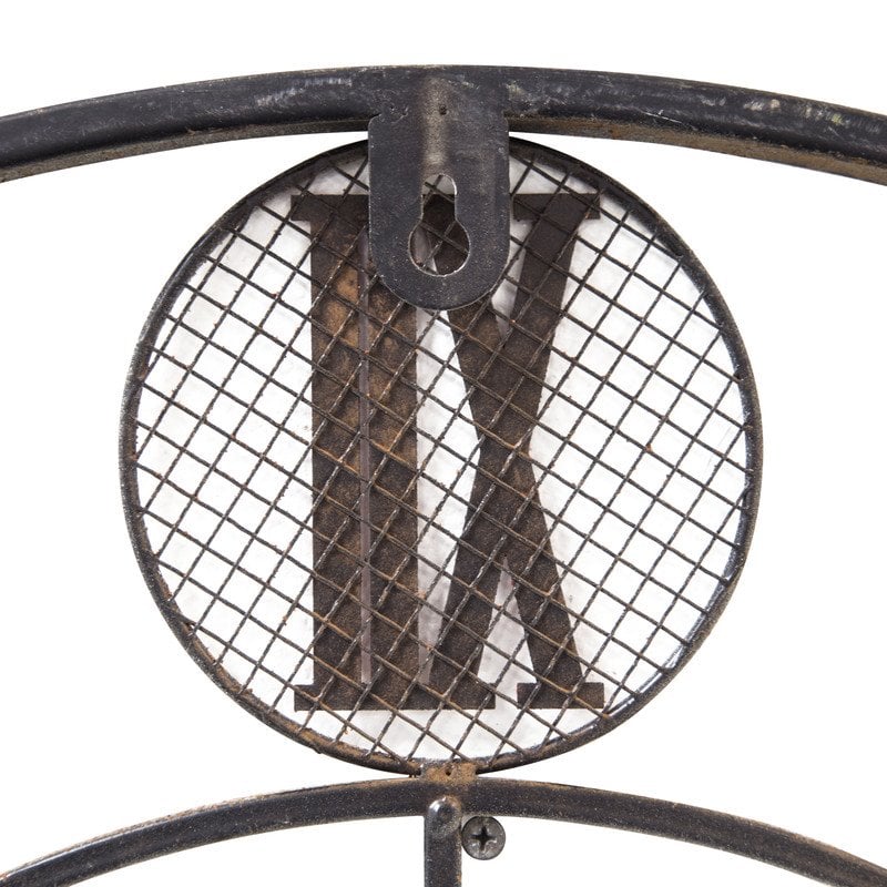 Yosemite Home Decor Whimsical Design Metal Wall Clock in Multi-Color