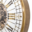Yosemite Home Decor Modern Metal Gears Wall Clock in Antique Golden