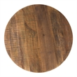 Yosemite Home Decor Cast Iron & Mango Wood Pub Table in Black/Natural