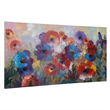 Yosemite Home Decor 'Flower Garden' Fabric Canvas in Multi-Color