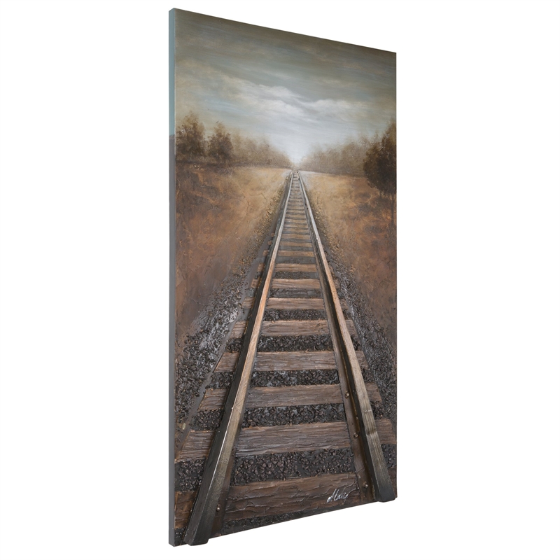 Yosemite 'Vanishing Into The Distance' Fabric Canvas in Multi-Color