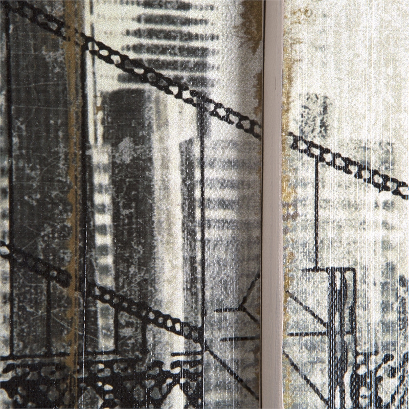 Yosemite Home Decor 'Golden Gate Bridge' Fabric Canvas in Multi-Color