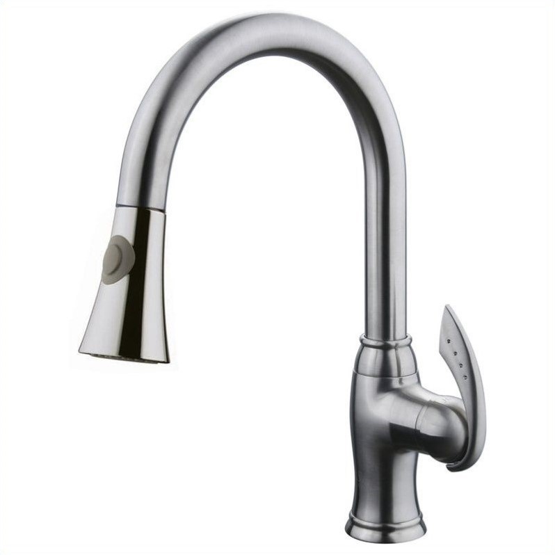 Yosemite Kitchen Faucet With Pull Out Sprayer In Brushed Nickel Yosemite Kitchen Faucet With Pull Out Sprayer In Brushed Nickel