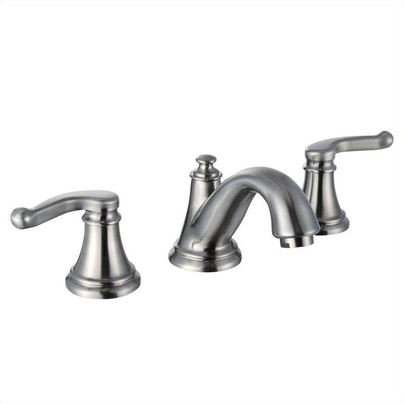 Yosemite 2-Handle 8-inch Widespread Lavatory Faucet in Brushed Nickel ...