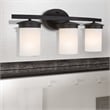 Yosemite Home Decor Columbia Rock 3 Lights Vanity Lights in Oil Rubbed Bronze
