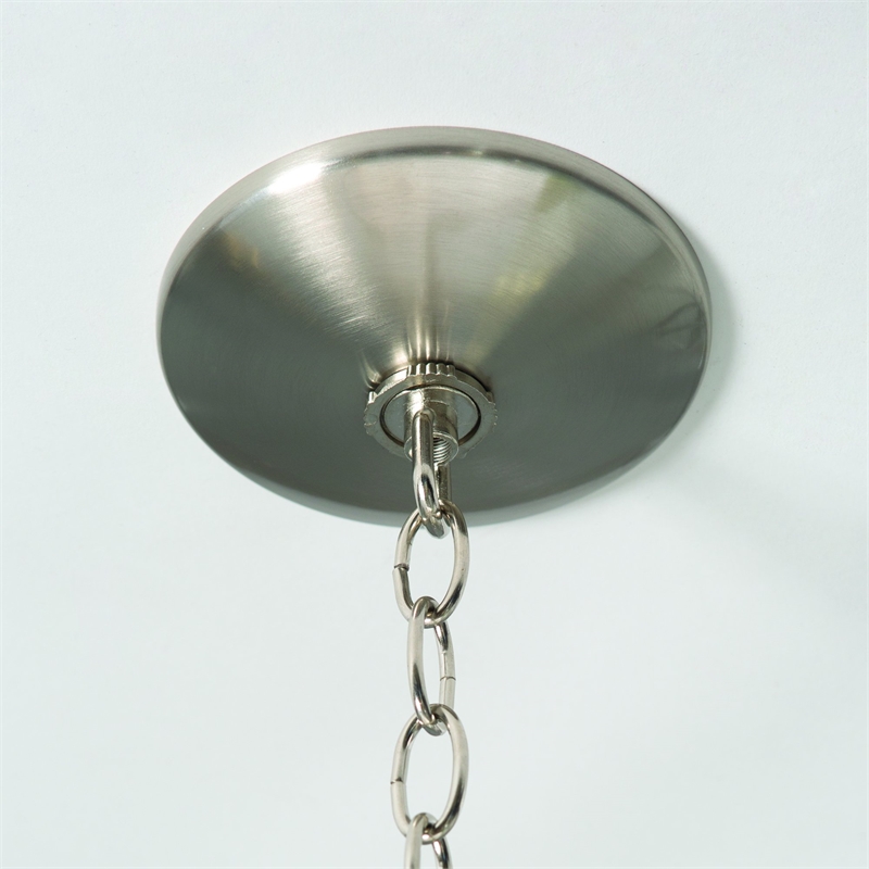 Yosemite Home Decor Alta Peak 5 Light Chandelier in Satin Steel