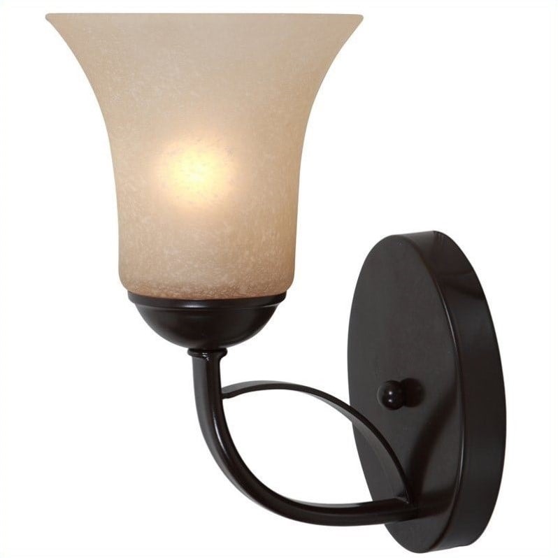 Yosemite Home Decor Tioga Pass 1 Light Wall Sconce in Oil Rubbe Bronze   113 1WS ORB