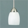 Yosemite Home Decor Mirror Lake 1 Light Mini Pendant in Brush Nickel