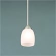 Yosemite Home Decor Mirror Lake 1 Light Mini Pendant in Brush Nickel