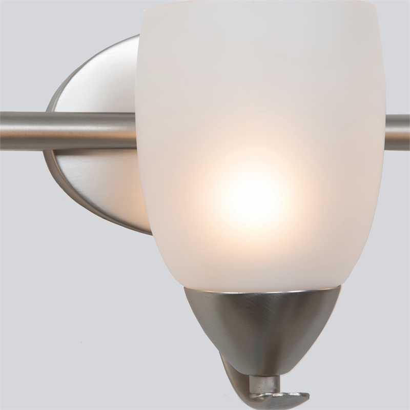 Yosemite Home Decor Mirror Lake 3 Lights Vanity Lights in Brush Nickel