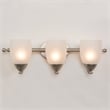 Yosemite Home Decor Mirror Lake 3 Lights Vanity Lights in Brush Nickel