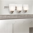Yosemite Home Decor Mirror Lake 3 Lights Vanity Lights in Brush Nickel