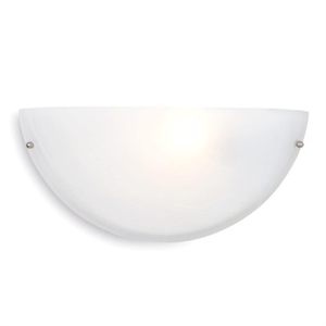 Yosemite Home Decor Glacier Point 1 Light Wall Sconce in White