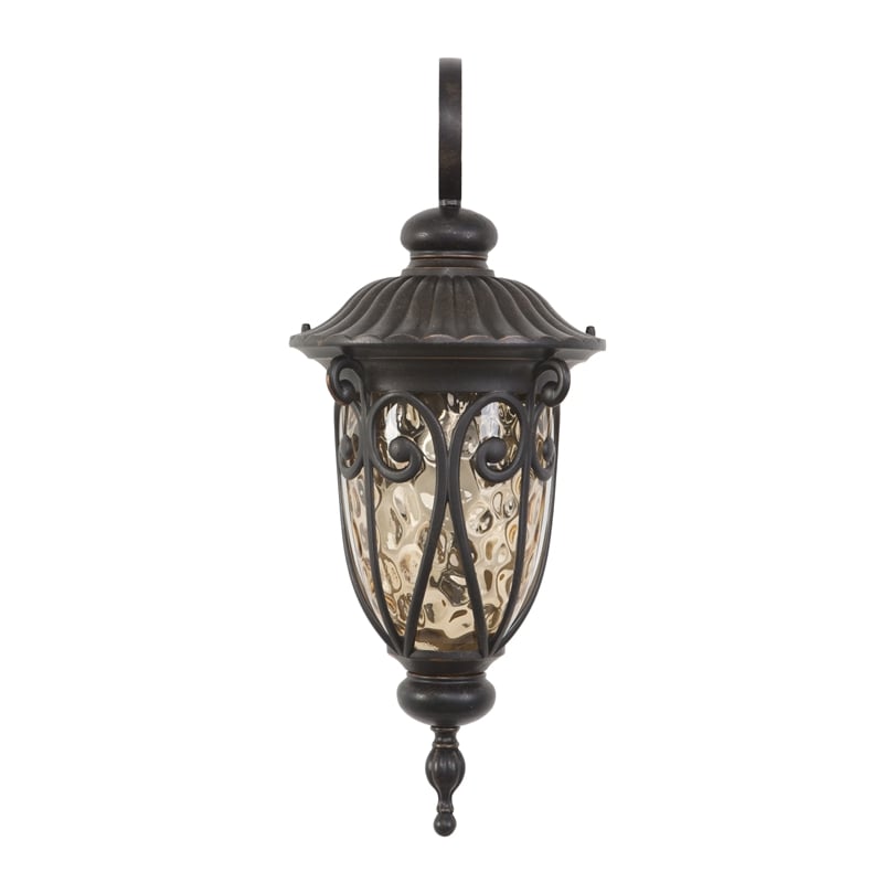Yosemite Home Decor Viviana 1 Light Aluminum Exterior Light in Oil-Rubbed Bronze