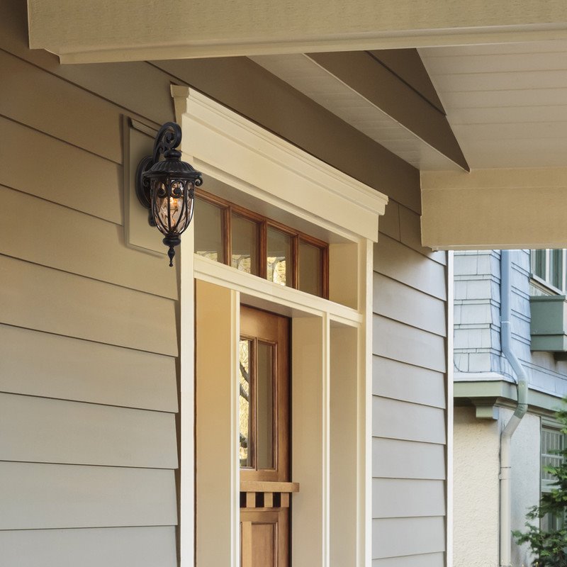 Yosemite Viviana 1 Light Exterior Aluminum Wall Mount Light in Oil-Rubbed Bronze