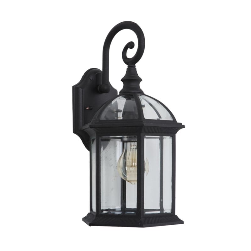 Yosemite Home Decor Anita 1 Light Aluminum Exterior in Black