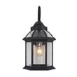 Yosemite Home Decor Anita 1 Light Aluminum Exterior in Black
