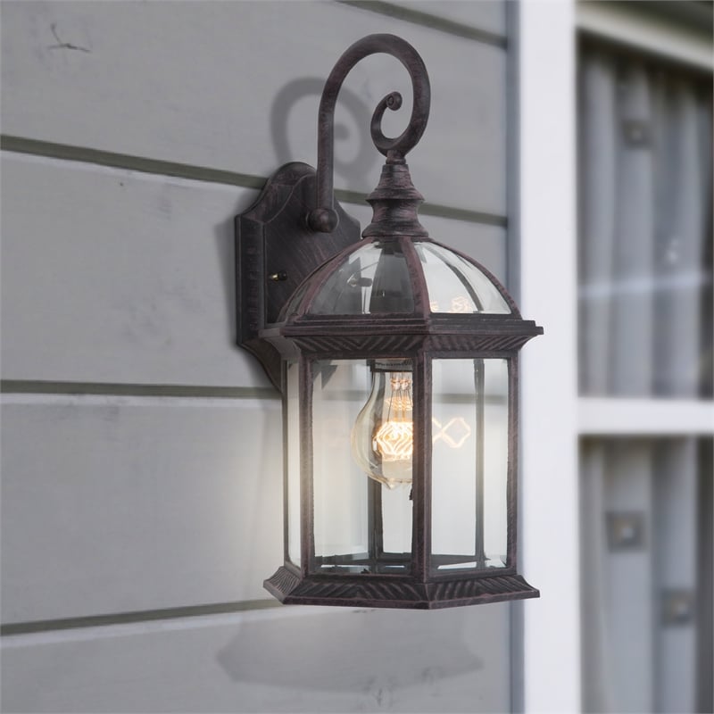 Yosemite Anita 1 Light Exterior Aluminum Wall Mount Light in Venetian Bronze