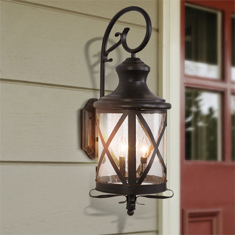 Oil rubbed deals bronze exterior lights