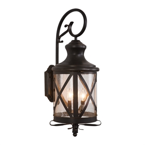 Yosemite Home Decor Lorenza 2 Lights Small Exterior Lights in Oil Rubbed Bronze