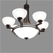 Yosemite Home Decor Sequoia 9 Lights Chandelier in Dark Brown