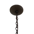 Yosemite Home Decor Sequoia 9 Lights Chandelier in Dark Brown