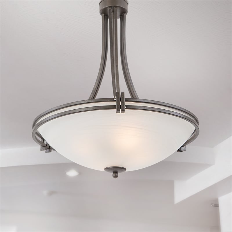 Yosemite Home Decor Sequoia 4 Lights Pendant Lighting in Brown
