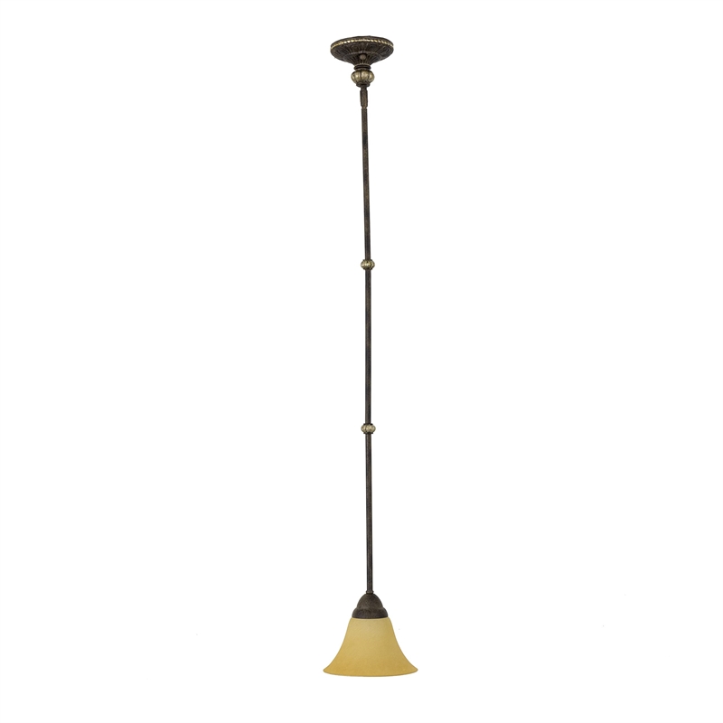 Yosemite Home Decor Mariposa 1 Light Mini Pendant in Lights Tuscan Sand