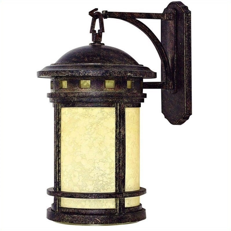 Yosemite Home Decor Sahara 1 Light Exterior Lights Wall Mount in Desert Night   FL1025DN11