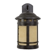 Yosemite Home Decor Sahara 1 Light Exterior Metal Light in Black Desert Night