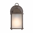 Yosemite Home Decor Tara 1 Light Exterior Aluminum Wall Mount Light in Brown