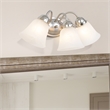 Yosemite Home Decor 3 Lights Vanity Lighting in Satin Nickel