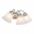 Yosemite Home Decor 3 Lights Vanity Lighting in Satin Nickel