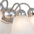 Yosemite Home Decor 3 Lights Vanity Lighting in Satin Nickel