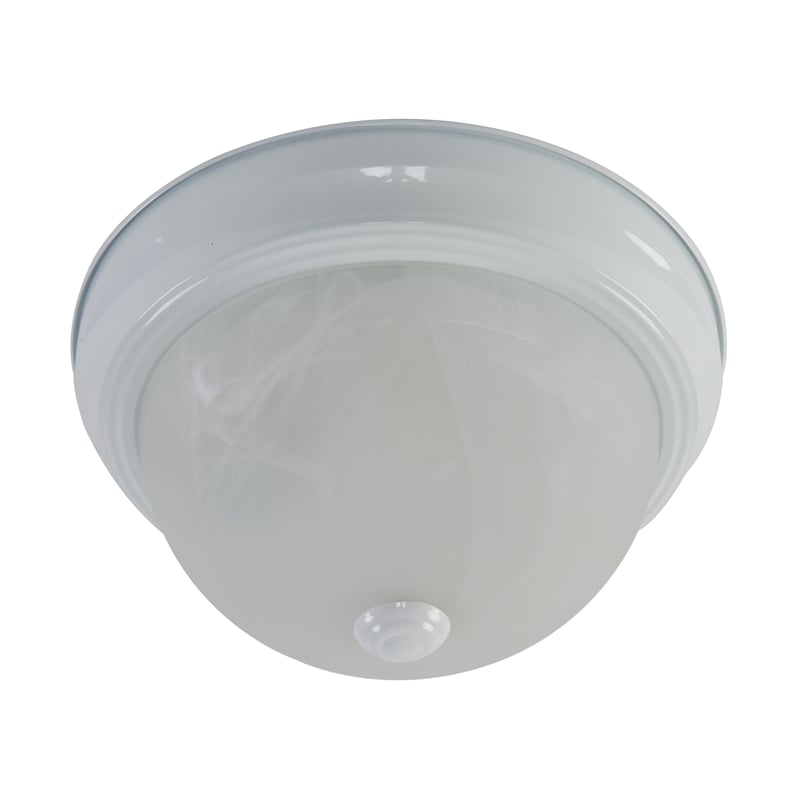 Yosemite Home Decor 2 Lights Flush Mount in White