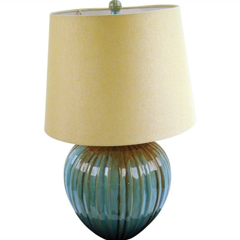 Yosemite Home Decor 1 Light Portable Lamp Collections in ReactiveGreen   PTL004